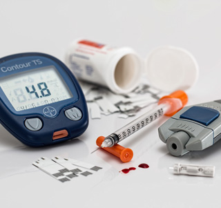 Device for measuring blood sugar at home