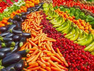 Colourful display of vegetables, GMO or not?